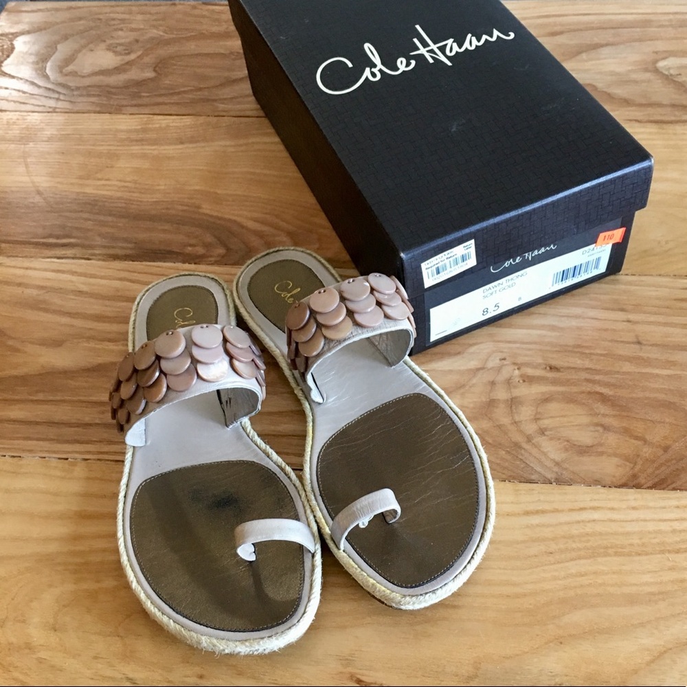 Cole Shawn Dawn Thong in Soft Gold